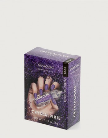 Swarovski Crystal Pixie Edge Blossom Purple